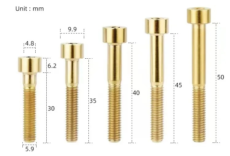 High Strength Titanium Alloy Screws