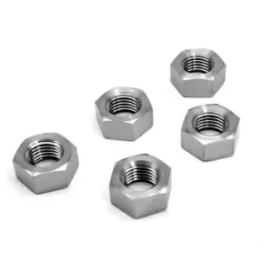 Titanium Alloy Gr5 Pro Hex Nuts & Bolts – M4 M5 M6 M8 DIN934 Titanium Screws Fastener for Industrial & Racing 